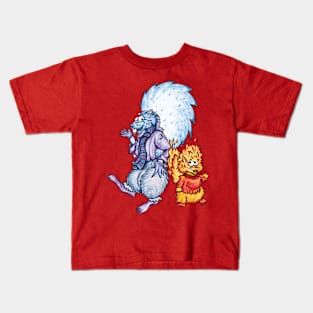 Wintery squirrel with sunny chipmunk Kids T-Shirt